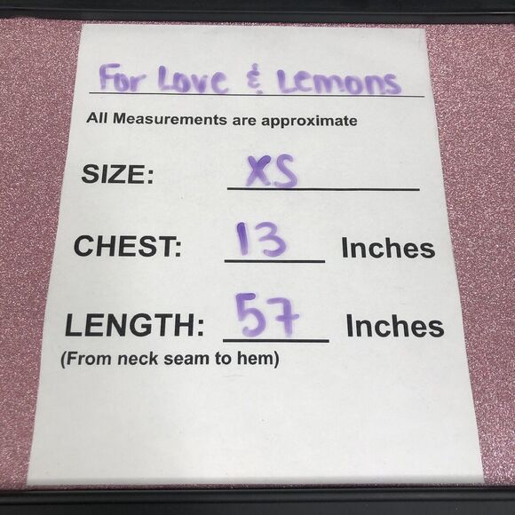 NEW For Love & Lemons Temecula Maxi Dress in Rainsong Light Blue Size XS - Picture 12 of 13